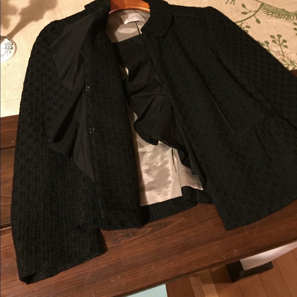 Ann Taylor Ruffle Blazer